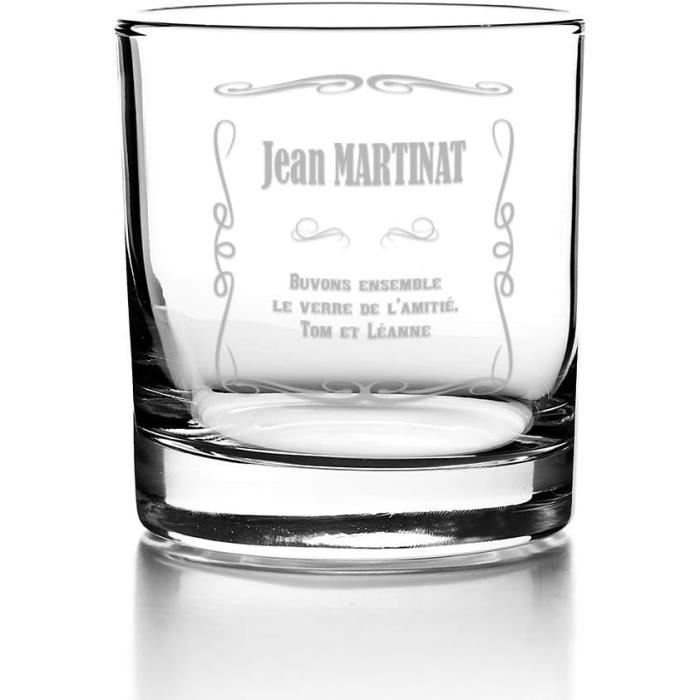 Verre à Bière Personnalisé 57 Cl - Thème Foot + Prénom & Message - Cadeau Footballeur Papa Fête Des Pères - Gravure France
