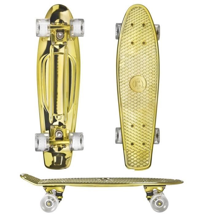 Skateboard Choke Juicy Susi 22.5 Or - Choke - Cruiser rétro - Blanc - Glisse urbaine - Mixte