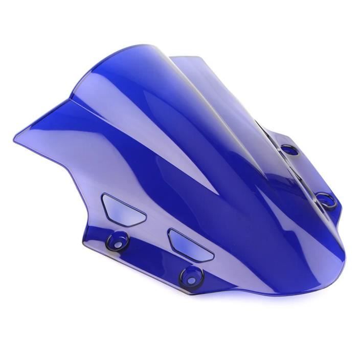 Pare-Brise Double Bulle Noir Pour Kawasaki EX300 2013-2017 – Protection & Look Sport