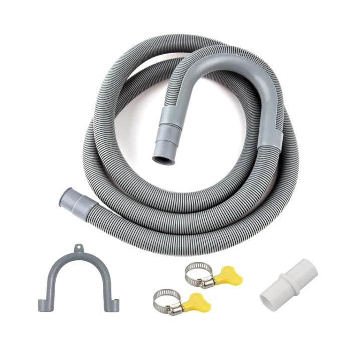 Tuyau Vidange Machine a Laver Universel 1.5M Blanc Plastique — free download