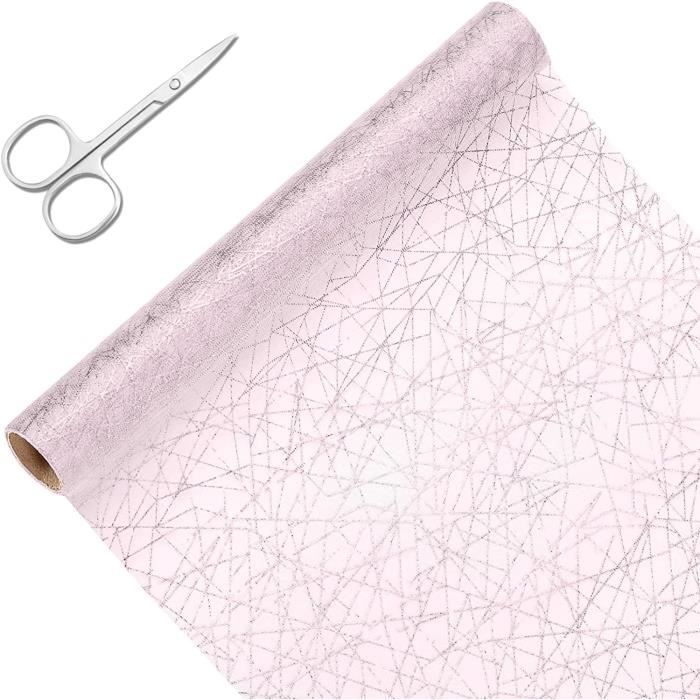 Desensa Chemin De Table Doré De 98,5 Pi, Chemin De Table En Maille Métallique Scintillante, Rouleau De Chemin De Table En Or Pour Mariage, Anniversaire, Soirée Et Noël (D-PT3