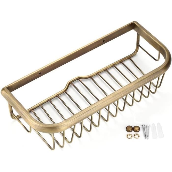 Étagère Douche Suspendue Acier Inoxydable SS304 - 28x10,5x33cm - Sans Perçage - Pour Shampoing Et Gel Douche