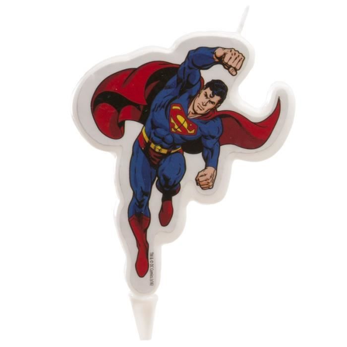Bougie Anniversaire 2d Superman Decoration Gateaux Enfants Cdiscount Maison Bougie Anniversaire 2d Superman Decoration Gateaux Enfants Cdiscount Maison