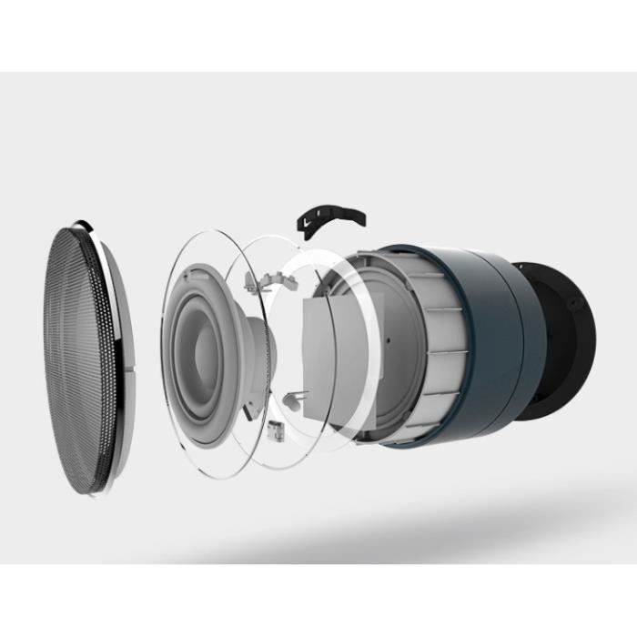 Enceinte Metal Bluetooth pour HUAWEI P smart 2019 Smartphone Port USB Carte TF Auxiliaire Haut Parleur Micro Mini OR - vue 5