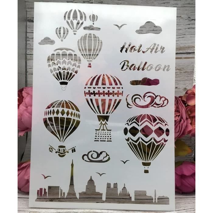 Pochoir Réutilisable Colibri - Taille 42 Cm - Pour Décor Mur, Meuble, Texile - DIY, Bricolage, Customisation - 2