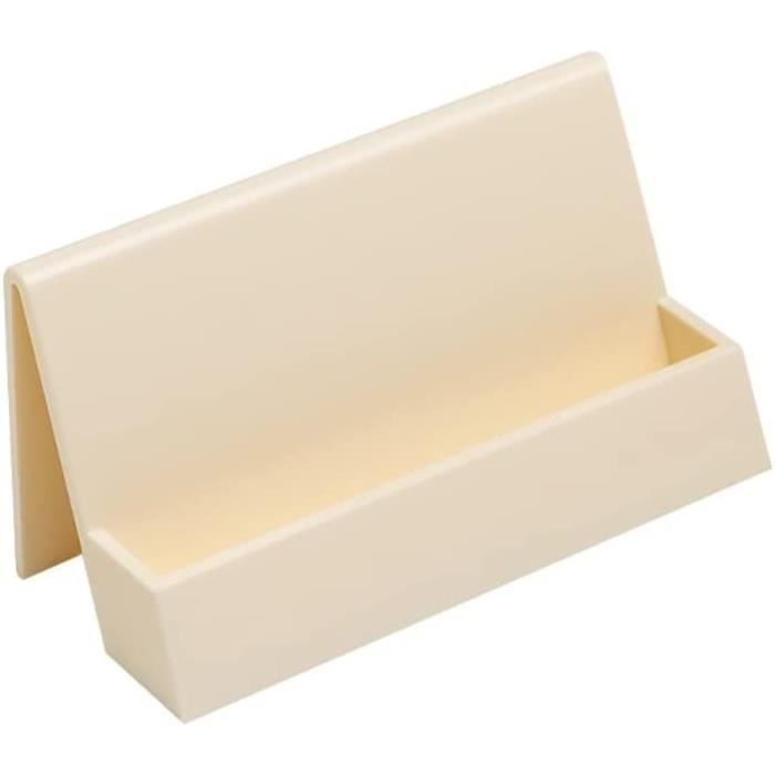 Porte-Cartes De Visite En Bois De Noyer - Support Vertical Rétro Pour Bureau - Présentoir Cartes Postales Et Messages