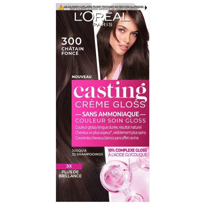 L Oreal Paris Casting Creme Creme Gloss Chatain Fonce N 300 Cdiscount Au Quotidien L Oreal Paris Casting Creme Creme Gloss Chatain Fonce N 300 Cdiscount Au Quotidien