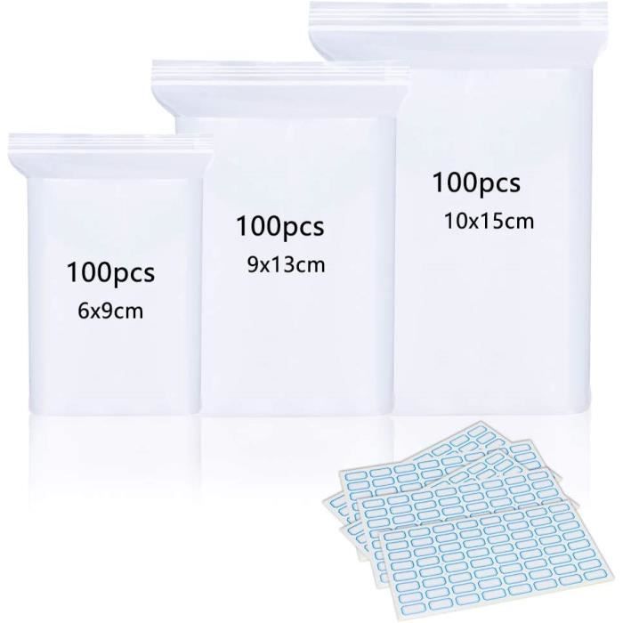Sachet Plastique Transparent Rescellables Sachet Zip Petit Sachet