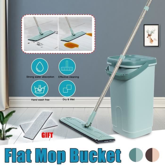 Mini Balai éponge Auto-serrant - Vadrouille Lavable, Sans Contact Main, Pour Salle De Bain, Cuisine, Vitres - 3