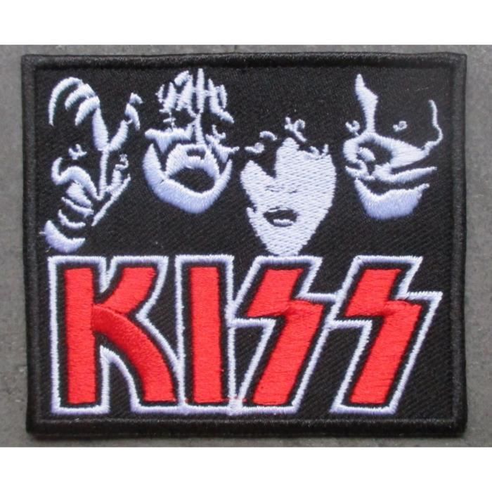 hotrodspirit patch groupe hard rock led zeppelin inscription rouge 11.5x3 cm /écusson rectangulaire thermocollant pour veste blouson