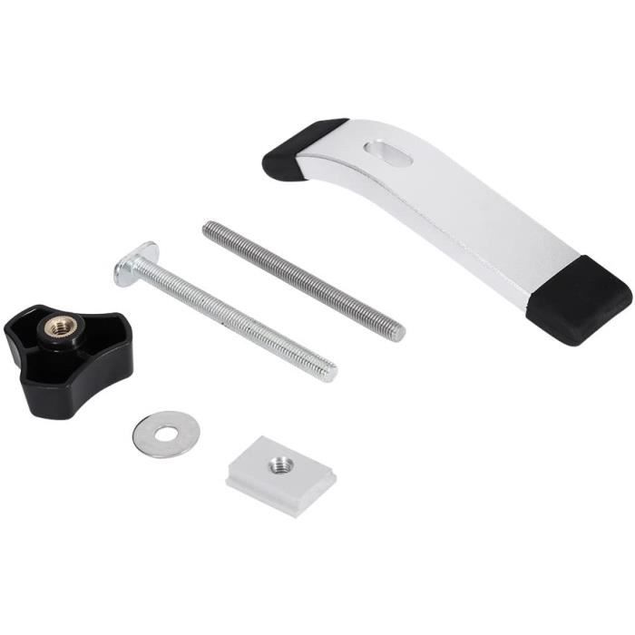 Lot De 2 Pinces Rapides Rail T-Track En Aluminium – Serre-joints M8 Pour Travail Du Bois & Métal, Fixation T-Slot Solide