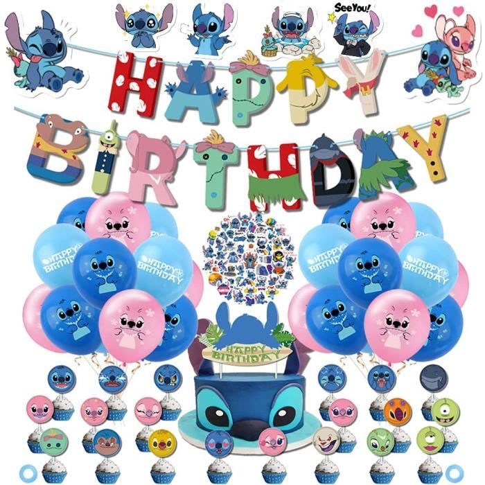 Lot De 98 Ballons De Decoration D Anniversaire En Forme De Lilo Et Stitch 98 Pieces Ensemble Asti 686 Cdiscount Maison