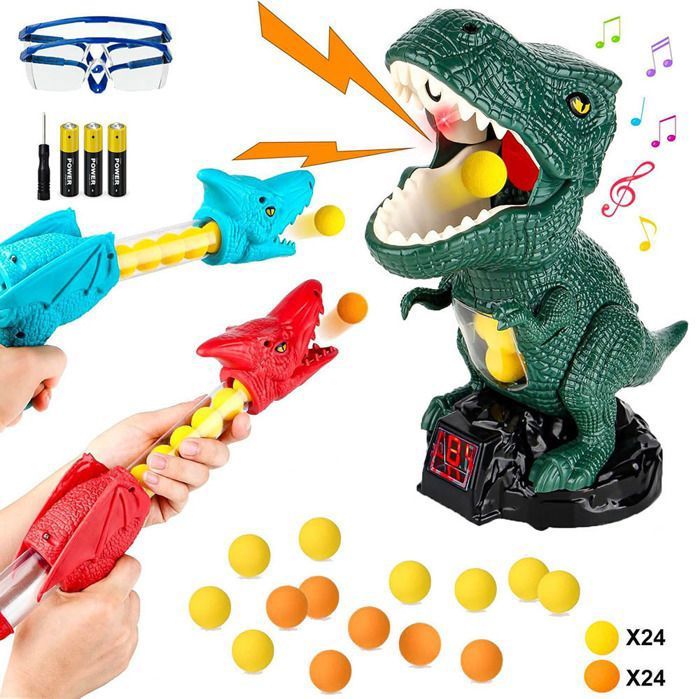 Ensemble de baseball dinosaure, jouet d'activité parent-enfant