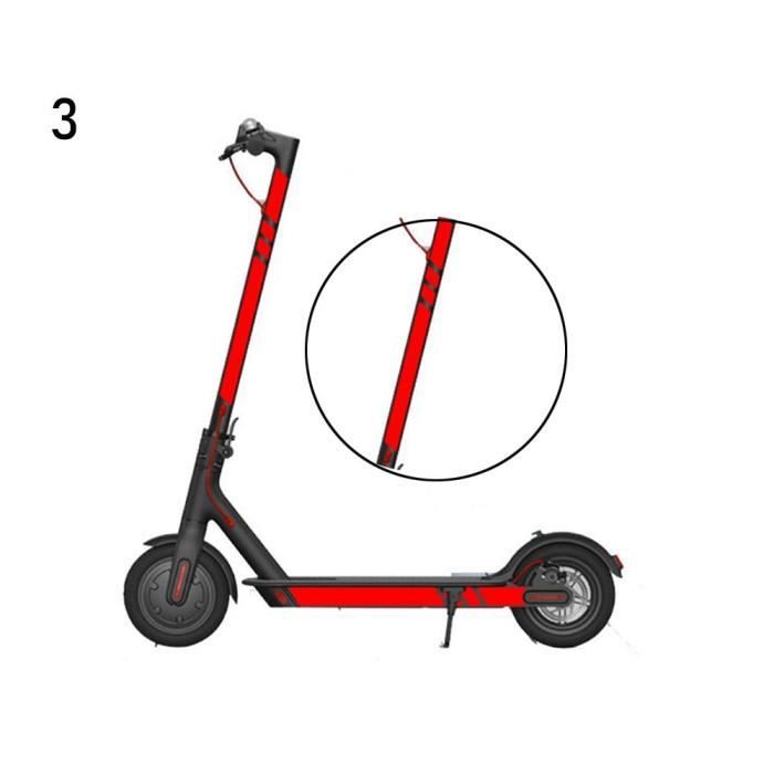 4 Couvercles De Roues Scooter électrique Avec Autocollants Réfléchissants - Protection étanche Design