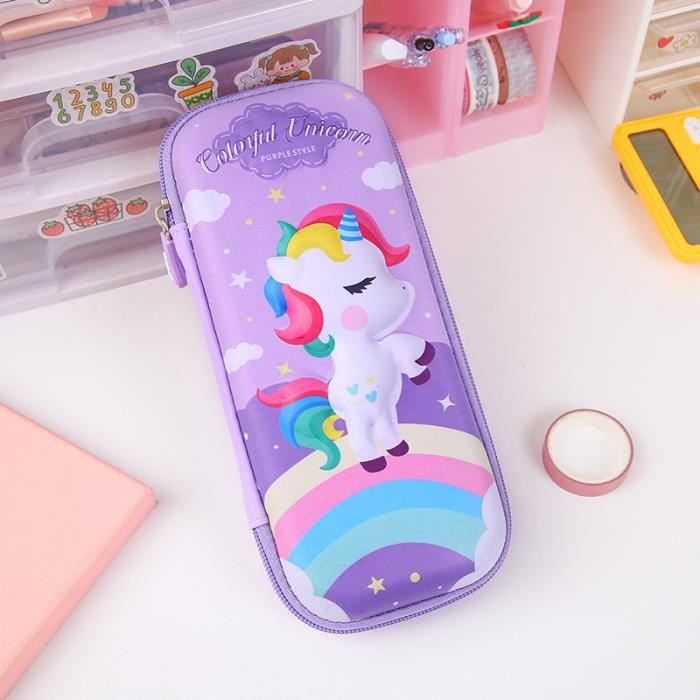Trousse à Crayons 2 En 1 Silicone Monster - Avec 5 Bijoux Décoratifs - Rétractable - Pour École