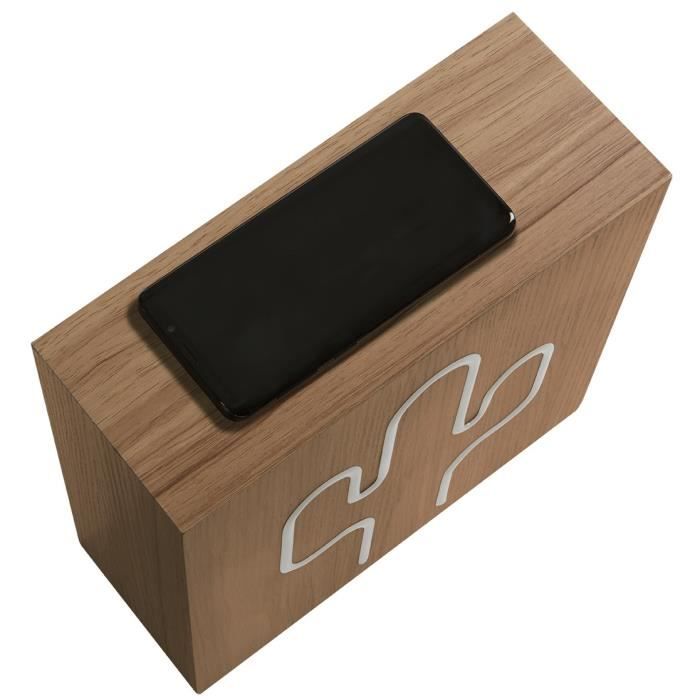 Enceinte Bluetooth BIGBEN INTERACTIVE Neon Cactus Bois Taille - vue 4