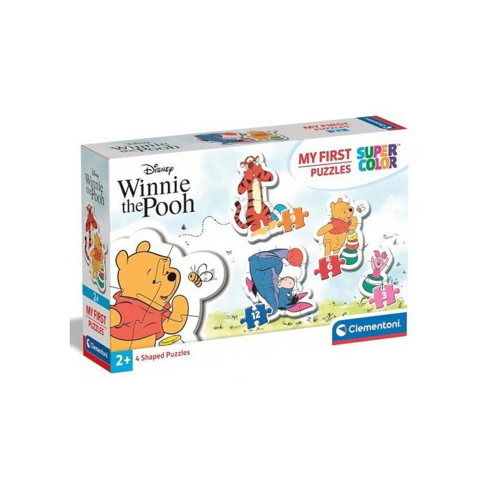 4 Puzzles Enfant Progressifs Clementoni Winnie L Ousron Tigrou Bourriquet Porcinet 3 - 6 - 9 - 12 Pieces