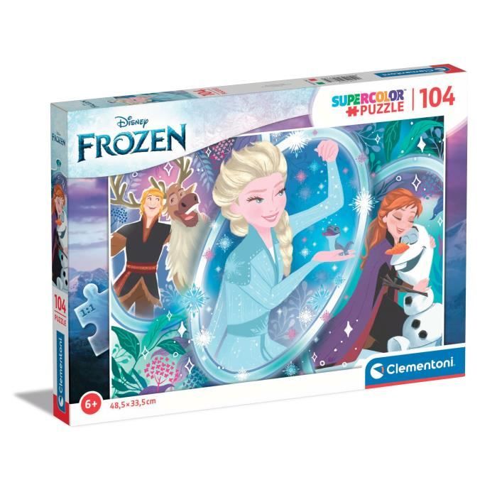 Puzzle enfant - CLEMENTONI - 104 pièces Frozen 2