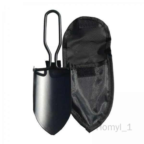 Pelle pliable multifonction XJYDNCG - Noir - Outil de camping et de