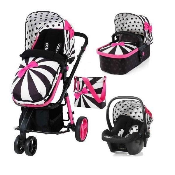 poussette cosatto rose