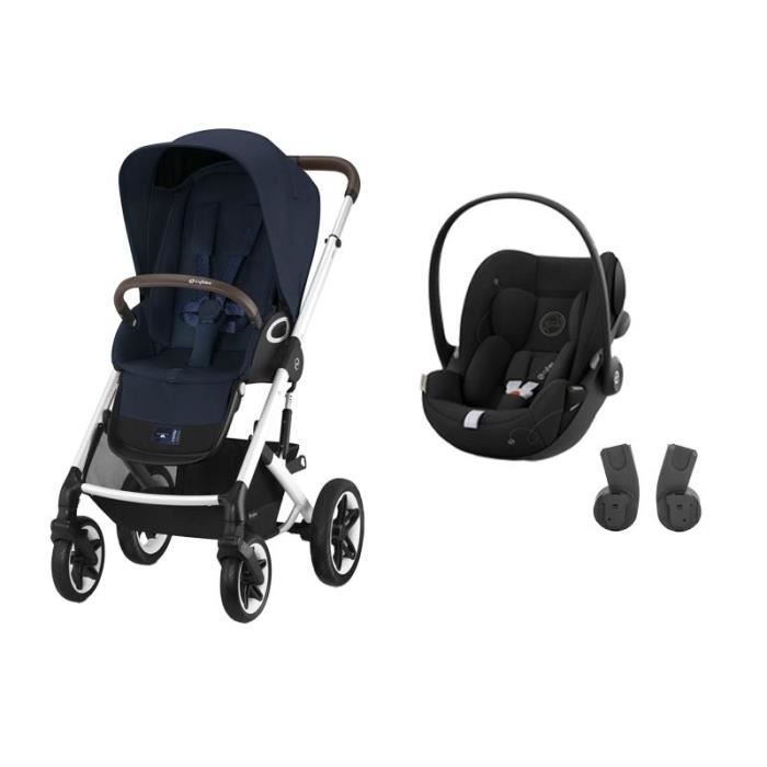 CYBEX Poussette DUO Talos S Lux SLV Ocean Blue Cloud G Moon Black Cdiscount Puericulture Eveil bebe
