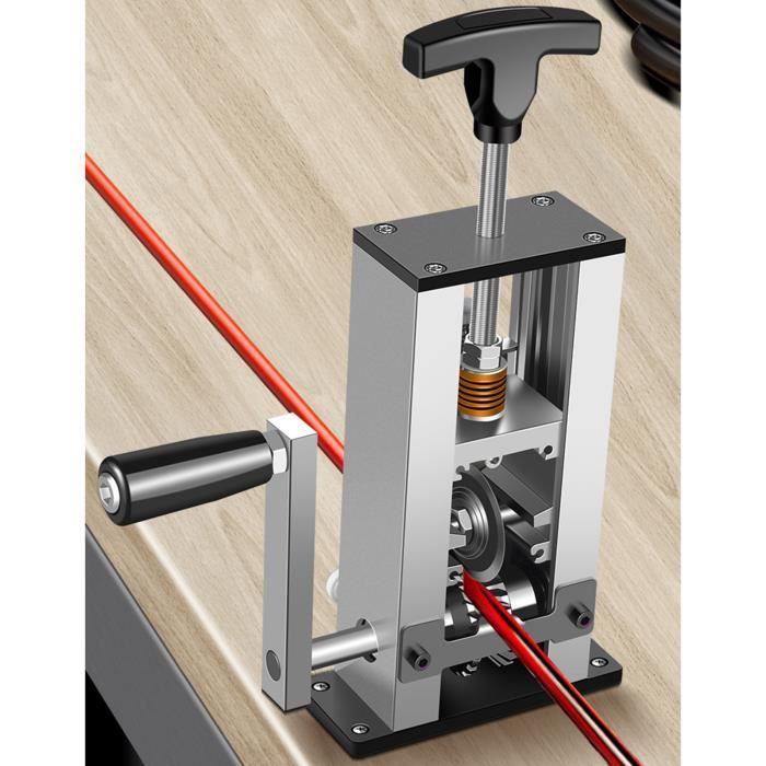 Dénudeur Manuel Universel Pour Fils Cuivre - 14 Tailles 0.9-16mm - Portable Avec 5 Lames - Profondeur Réglable