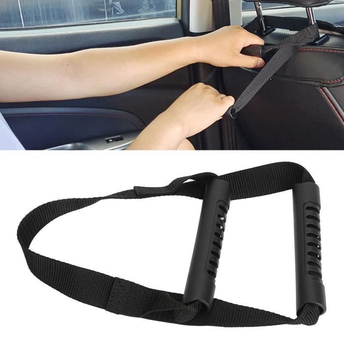 Lot De 2 Poignées D'Aide à La Monte/Descente De Voiture - Pour Personnes Âgées Ou Enfants - Fixation Sur Appui-tête - 9