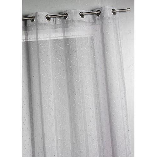 Home Maison Hm6923310 Voilage Tisse Filete A Grande Largeur Polyester Gris 300 X 240 Cm Achat Vente Rideau Cdiscount