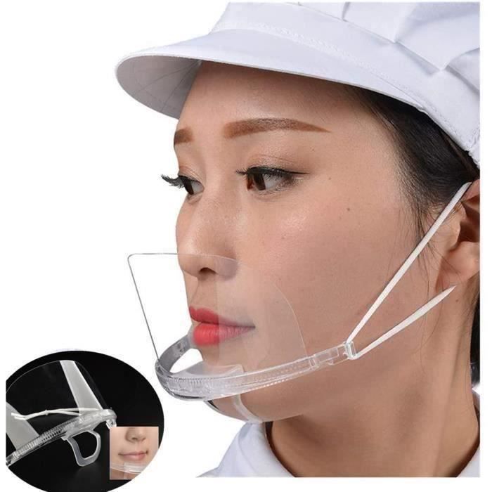 Precimask : Un Masque Transparent Anti-buée, Nettoyable, Sans