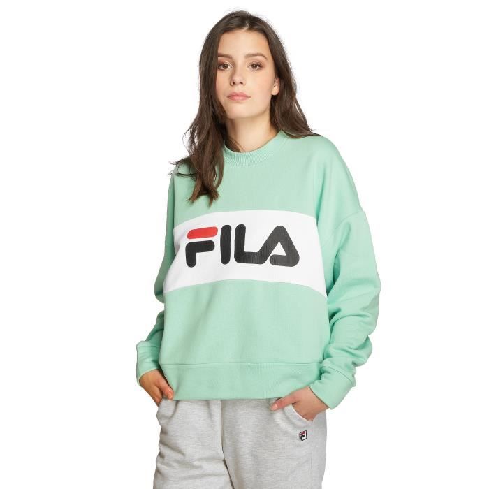 FILA Femme Hauts / Sweat \u0026 Pull Leah Vert - Achat / Vente pull
