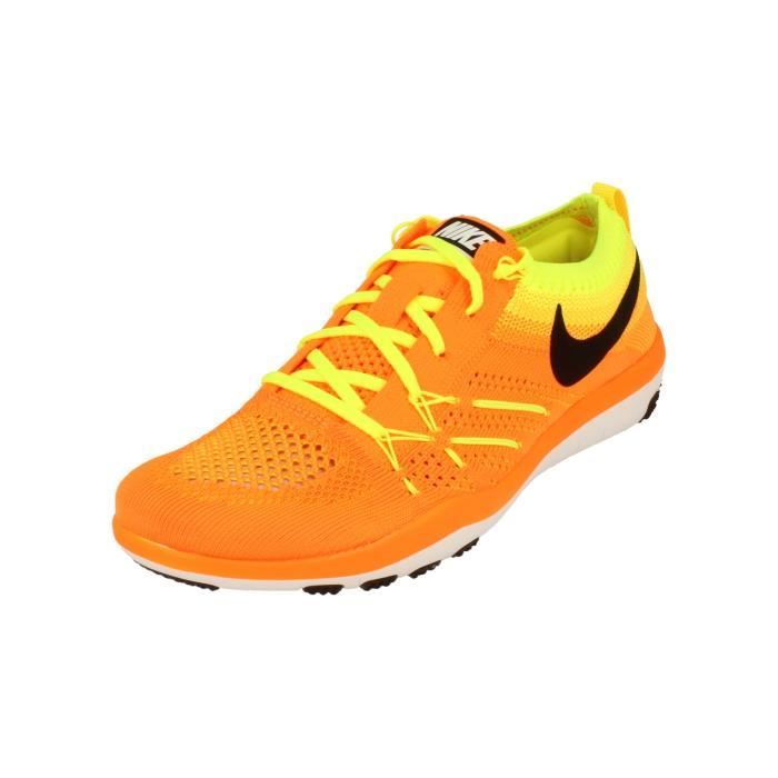 nike flyknit trainer femme orange