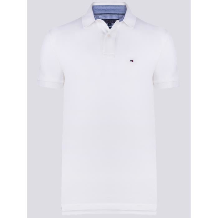 Polo manche courte tommy hilfiger sales