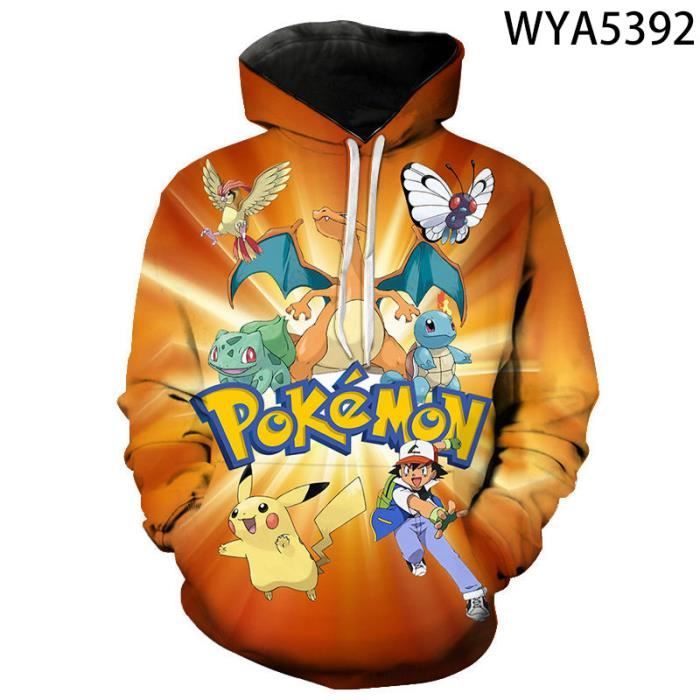 Sweat à Capuche Graphique Pour Hommes Imprimés De Blocs De Couleurs