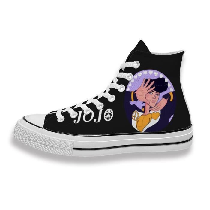 Baskets JoJo's Bizarre Adventure Josuke Higashikata Chaussures de