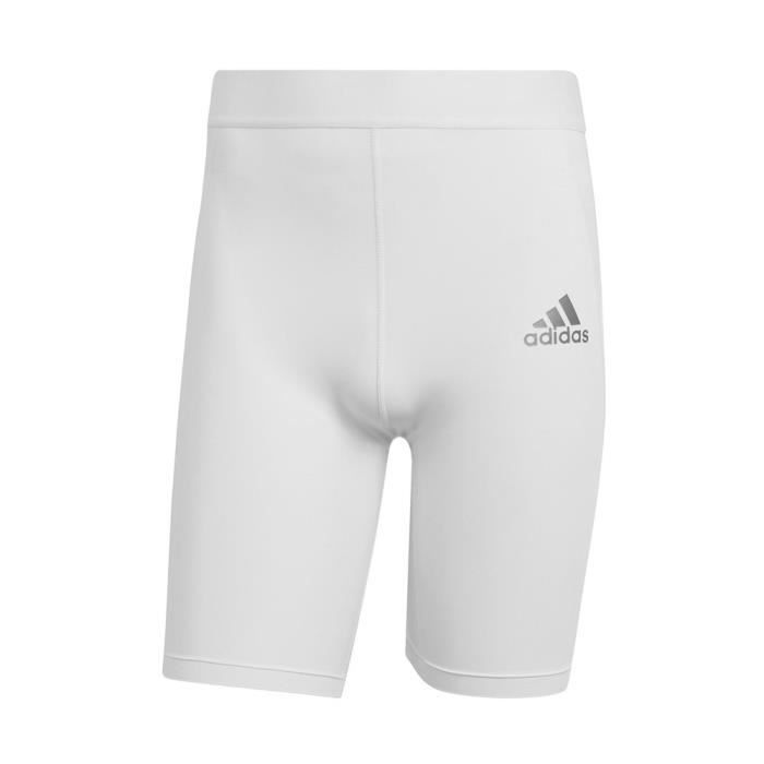 ADIDAS Short Techfit Blanc - Homme/Adulte