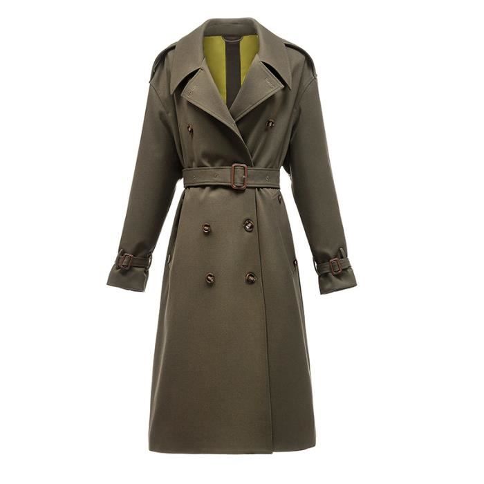 Trench militaire 2025 femme