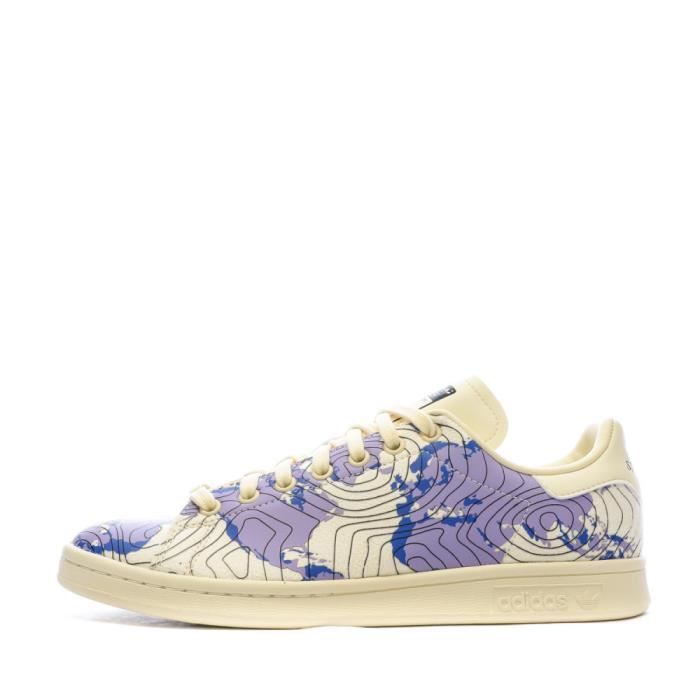 Stan smith croco homme jaune top