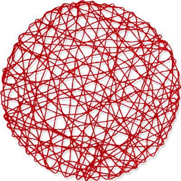 Set De Table Rond Scouby Tresse Rouge Achat Vente Set De Table
