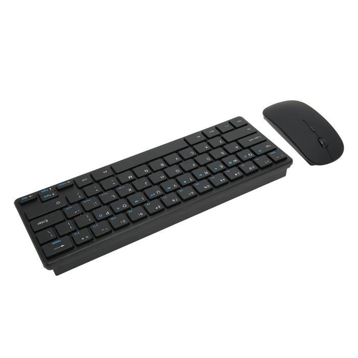 OMABETA – Combo clavier et souris sans fil 24G – Ergonomique 64 touches – DPI réglables