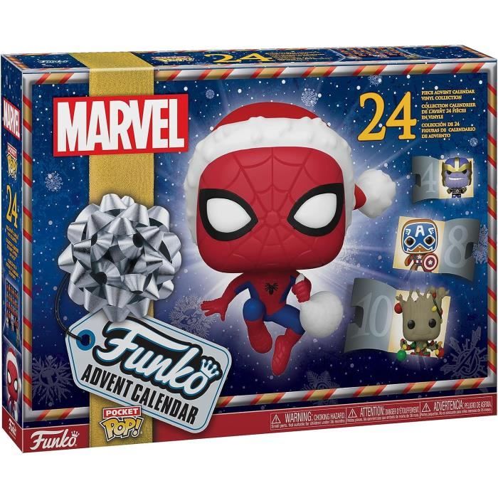 Calendrier de l avent Marvel Funko Groot Spider Man 24 Surprises Mini  Figurines Heros Set cadeau Noel 1 Carte Tigre - Cdiscount Maison