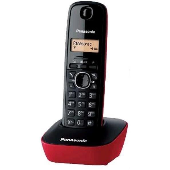 Panasonic KX TG1611 Téléphone DECT Haut parleur 50 entrées Identification de 'appelant - vue 2