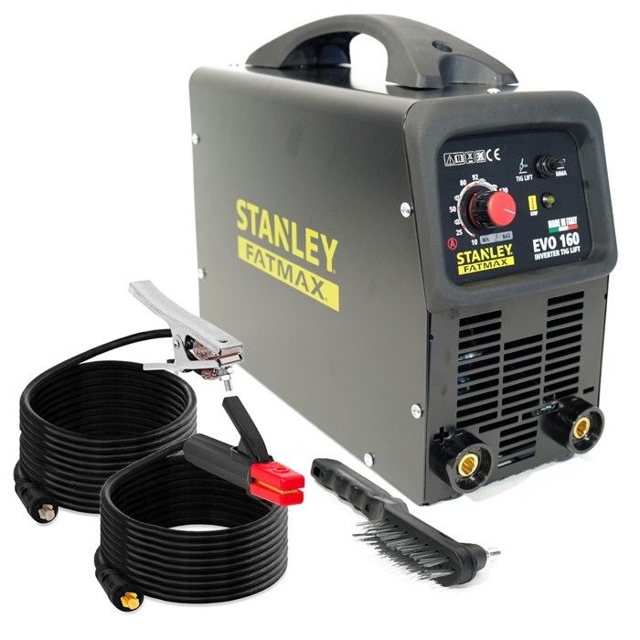 Stanley Poste à souder mma tig lift EVO160 Soudure Acier Inox Fonte Basiques 1.6 4 mm fatmax - vue 2