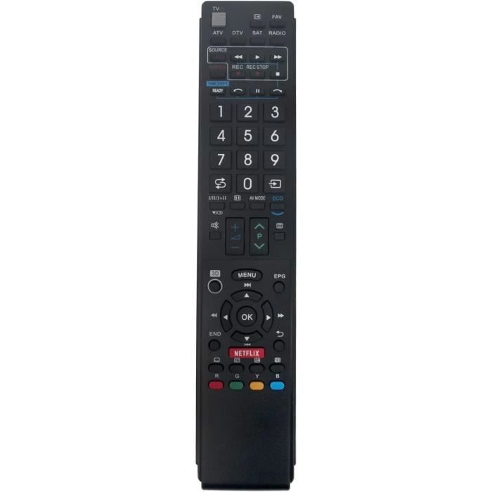 Telecomando Universale Sostitutivo VINABTY Per TV Sharp – Modelli GB058WJSA, GA983WJSA, Compatibile Con LC-60LE636E, BDAMS20 E Tanti Altri