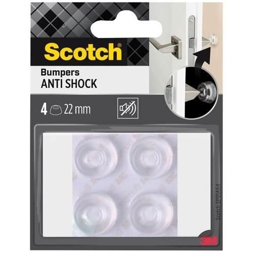 SCOTCH Butée adhésive Patin antichoc Anti bruit Ø 22 mm Lot de 4