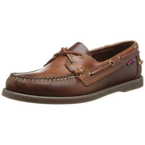 Sebago Docksides, Chaussures bateau homme - Marron, 41.5 EU - B72743BROWN