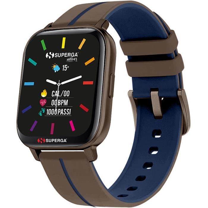 Montre connectée - SUPERGA - SW-STC020 - Suivi du sommeil - Fréquence cardiaque - Étanchéité 3 ATM Montre connectée - SUPERGA - SW-STC020 - Suivi du sommeil - Fréquence cardiaque - Étanchéité 3 ATM