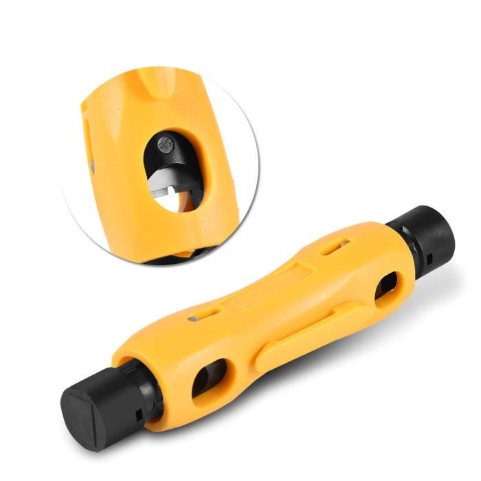 Dénudeur De Câble Blindé Pour Fibre Optique FTTH 8-30mm - Coupe Circulaire Et Longitudinale - Uadme