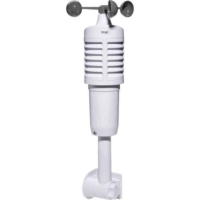 TFA Dostmann 30.3222.02 Capteur combiné température / hygrométrie / vent radio 433 MHz CABLE - FIL - GAINE