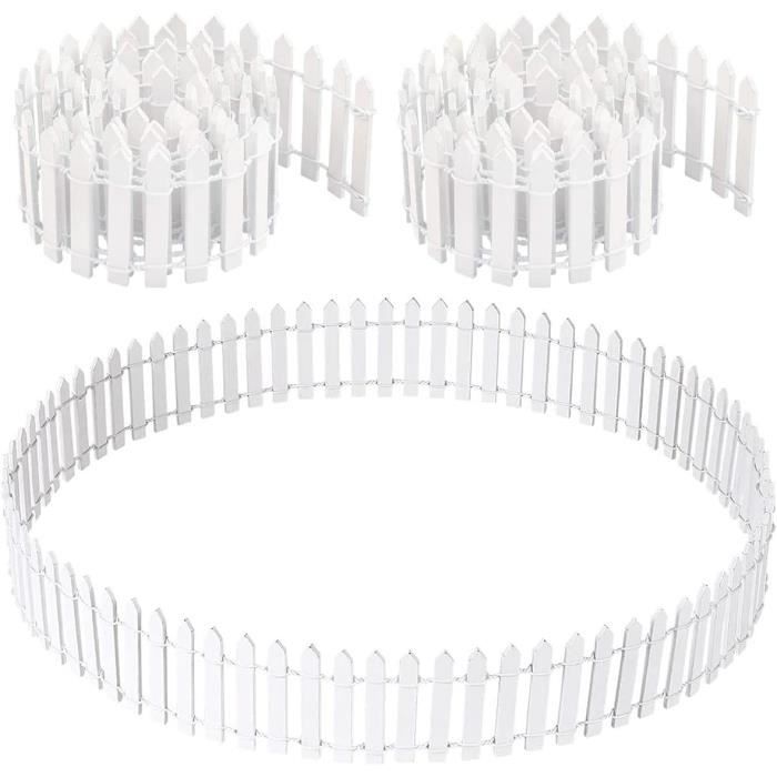 Clôture De Jardin Miniature, 90x5cm Mini Clôture De Jardin