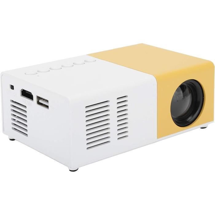 Mini Projecteur - VOLY - Pico Rétroprojecteur à LED - 500 lumens - 24-60  Pouces - Orange
